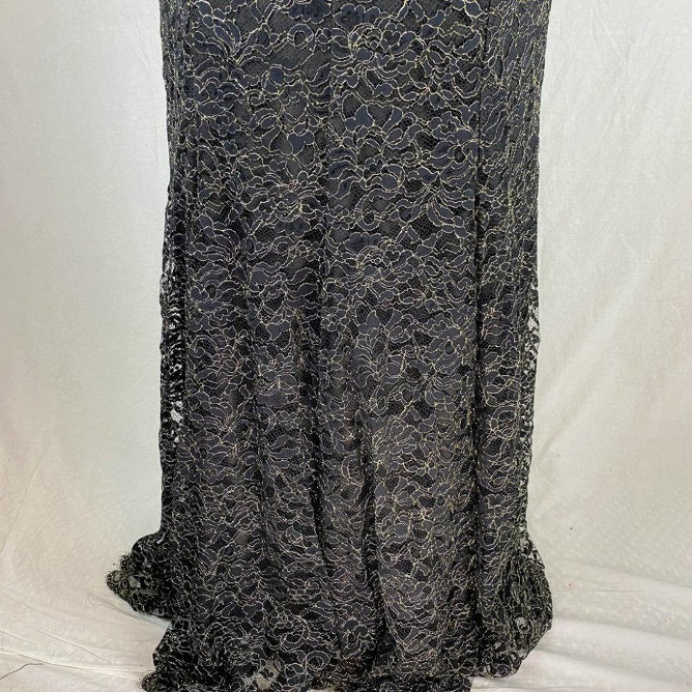 Marchesa Notte Gilded Gold Strapless Gown $1395 - Picture 8 of 10